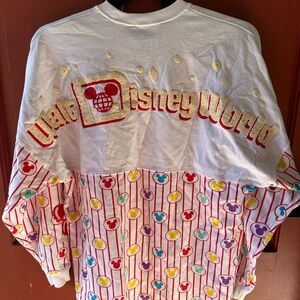 WDW Disney Popcorn Multicolor Spirit Jersey Size M
